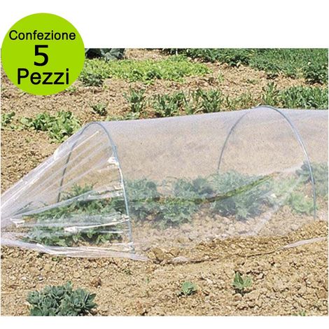 Multipack 5 pz kit tunnel per orto serra per orto in pe 300x120 cm (1/2)