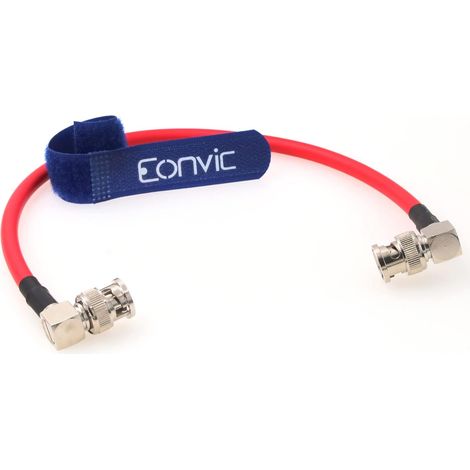 Câble coaxial BNC - 12 G - Câble SDI HD pour caméra de vidéosurveillance - Câbles de vidéosurveillance 4K (1 m (1/4)