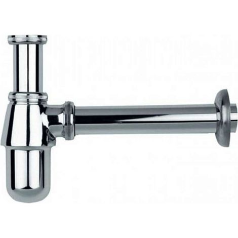 Hansgrohe Sifones - Sifón botella con montaje fácil, cromo 52010000 (1/2)