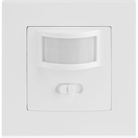 Interrupteur à Capteur de Mouvement Infrarouge PIR pour Applique Murale Encastrée, Compatible avec 110 V-240 V, Idéal pour Les économies d'énergie et la Domotique Pratique (1/5)