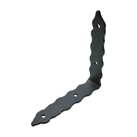 ANGOLARE GAZEBO RINFORZO PIEGATO 90  ° 376  ACCIAIO VERNICIATO GRAFITE S.MM 55 MM 200X42