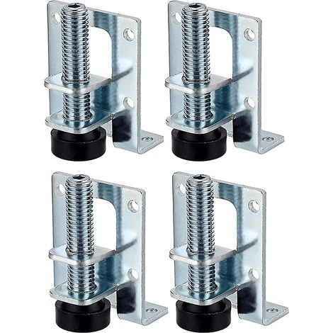 4 Pièce Niveleurs Meubles Réglables,Pieds de Nivellement Robustes,Pieds De Nivellement pour Meubles,Pieds de Meuble Réglables,Pied pour Meuble,pour Tables,Étagères,Placards,Établi (1/5)