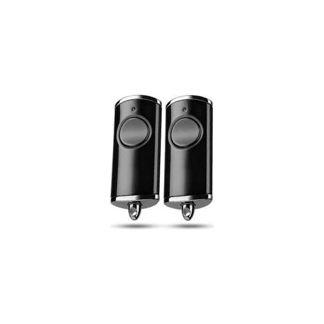 Trasmettitore portatile per porta da garage Hormann HSE1-868-BS, nero lucido, funzione a 1 pulsante, per Hormann HS1 HSE2 BiSecur