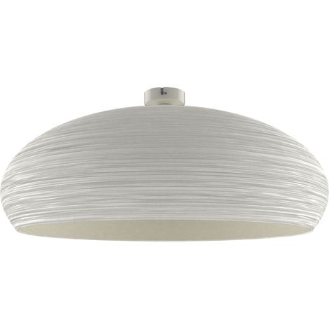 LUMICOM UFO Plafoniera, 1xE27, max 42W, metallo, bianco lucido, D.60cm (1/2)