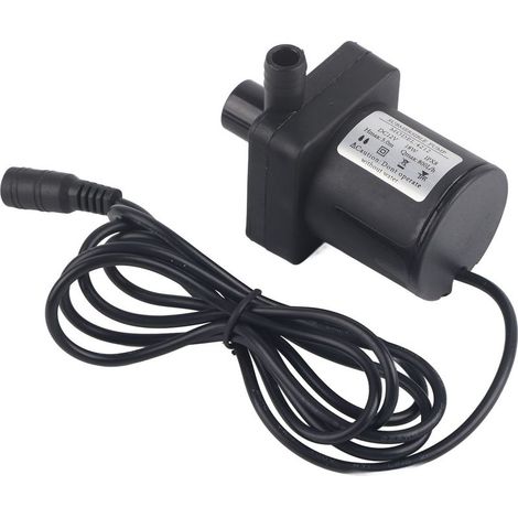 Pompe à Eau Submersible 12V Silencieuse pour Étang Aquarium, Débit 800L/h Mini Fontaine (1/5)