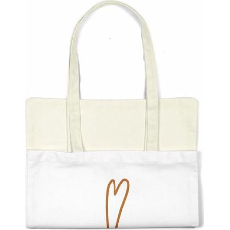 Sac Shopping - Tote Bag Coton 48x55 cm - Anse Longue Épaule - Réutilisable Écologique - 1 Pièce (1/4)