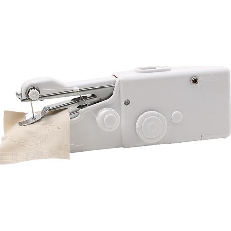 Tragbare, leichte Mini-Nähmaschine mit Akkubetrieb für Zuhause, auf Reisen, beim Camping, zum Reparieren von Kleidung usw. (1/5)