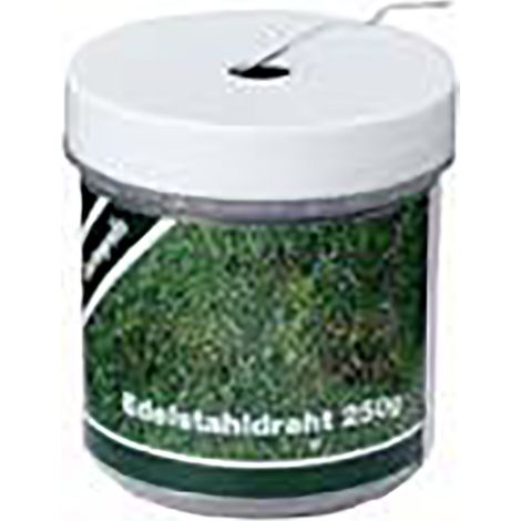 E-FLOR Edelstahldraht in Ds.a 250 g, 0,50 mm, ca.160 m