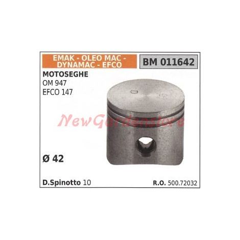 Pistone per motosega OM 947 EFCO 147 Ø 42mm EMAK 011642