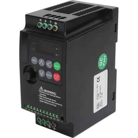 Variateur de fréquence (VFD) 1,5 kW, entrée AC380 400 V, sortie AC380 V triphasée pour pompe ou tour (1/5)