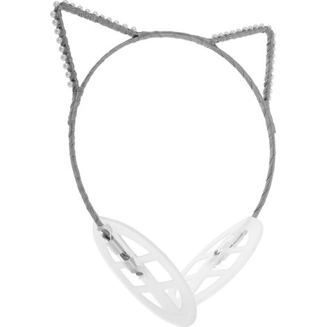 Squelette De Cache-oreilles Composants Du Casque Antibruit Cadre De Construction De Casque Antibruit Base Du Casque Antibruit Composants Du Cache-oreilles Plastique Blanche (1/5)