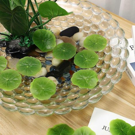 30 Pcs Artificial Leaves Plants Turtle Tank Floating Aquarium Plants Floating Plant Pond Accessories (1/5)