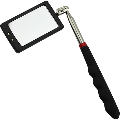 Miroir d'inspection automobile extensible avec éclairage LED pour mécaniciens industriels (1/5)