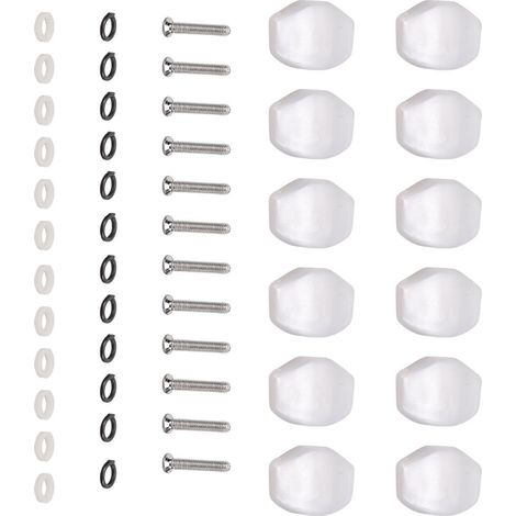 12 Boutons de Mécanisme pour Guitare Acoustique - Ensemble de 12 en Plastique (1/5)