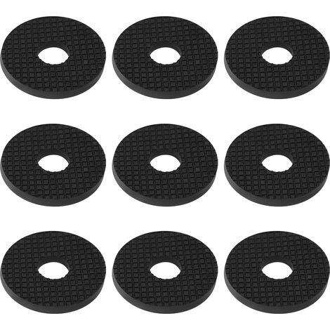 Lot de 100 rondelles plates en caoutchouc M8 - Rondelles d'étanchéité rondes - 25,8 mm de diamètre extérieur x 8 mm de diamètre intérieur x 3 mm d'épaisseur - Pour plomberie, machines (1/5)