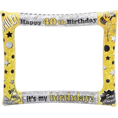 Aufblasbarer PVC-Fotorahmen mit kreativem Ballon-Design – Requisite für die Fotokabine – 71 x 58 cm (1/4)