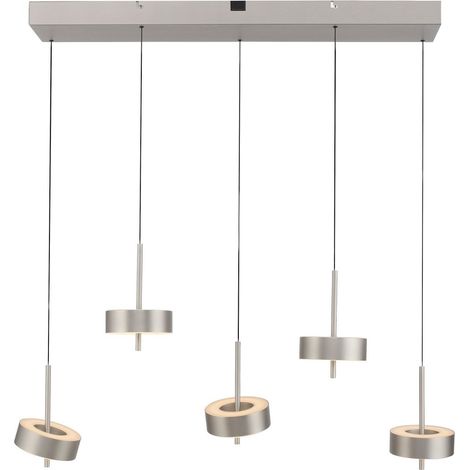 Lampe suspendue 5 lumières Q-Rotate en aluminium moderne - 2249-95 (1/5)