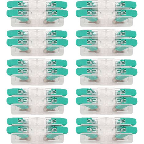 10 Pièces Connecteur de Fil 2 Entrées 2 Sorties 0.5 à 6mm² Cuivre pour Électroménager 41A 450V (1/5)