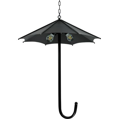 Suspension Polux Parasol 3xE27 métal noir Ø56 H165cm (1/5)