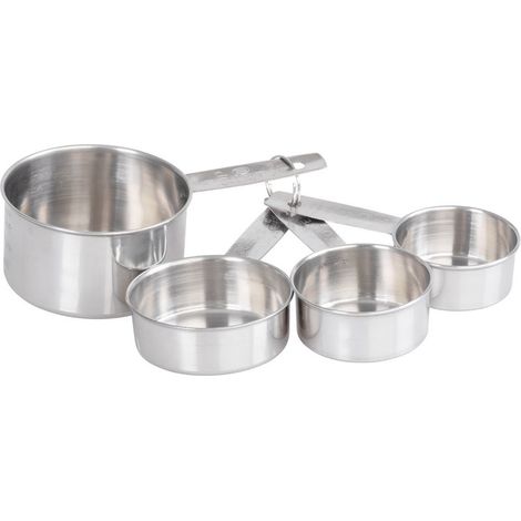 Messbecher MagicHome, Tassenform, Edelstahl, 4-teiliges Set (1/2)