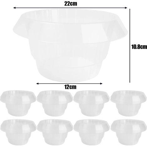 (Blanc, 1 pièce) Collier anti-limaces et escargots pour plantes, protection de jardin réutilisable pour pots de fleurs contre les insectes (1/4)