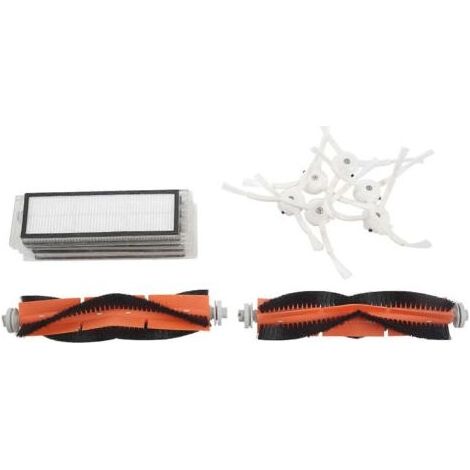 brosses latérales + 4 filtres HEPA + 2 brosses principales pour aspirateur robot Mi S50. Pièces détachées et accessoires. (1/5)