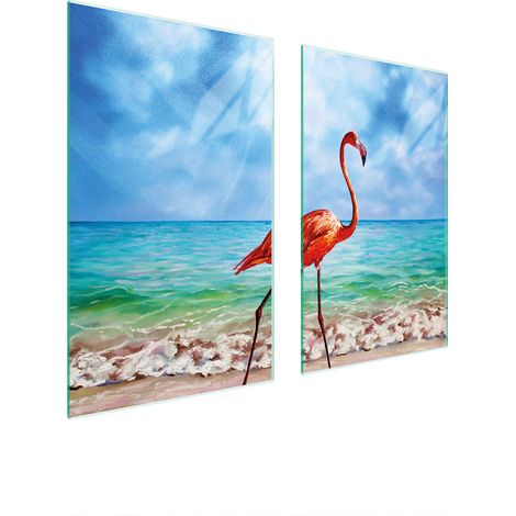 PLACA PROTECTORA DE VIDRIO PARA ESTUFA 75x52 FLAMINGO (1/5)