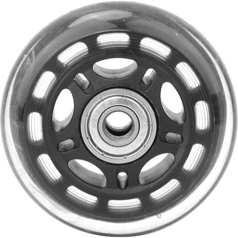 Roulettes de 3 Pouces, Roulettes Transparentes Robustes avec Roulements 608ZZ pour les Voyages (1/4)