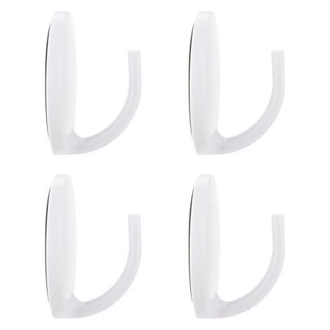 Lot de 4 Crochets Magnétiques Puissants Cuisine et Réfrigérateur 4.40X4.40X2.70Cm Installation sans Outils Suspendre Ustensiles - (1/5)