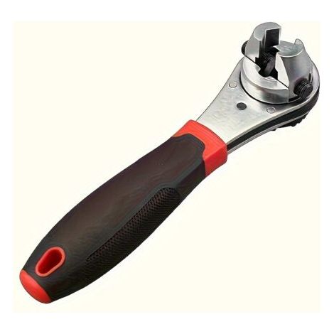 Ensemble de clés à cliquet réglables universelles 6–22 mm – Outil multifonction durable, mécanisme bi-directionnel à fixation rapide, usage mécanique sans électricité (1/4)