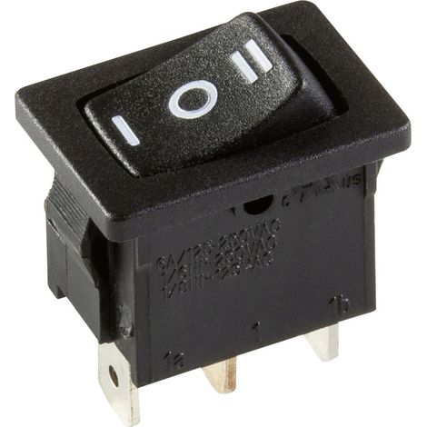 interBär 3632-100.22 Wippschalter 3632-100.22 250 V/AC 10 A 1 x Ein/Aus/Ein rastend 1 St.