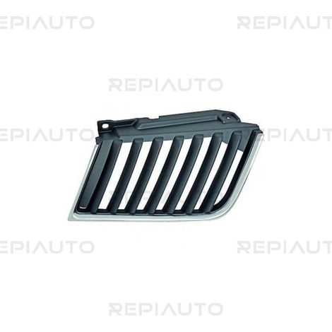 Grille de calandre avant droite chromée/noire 4WD Mitsubishi L200 Pick-Up KAT-KBT phase 1 2005-2010