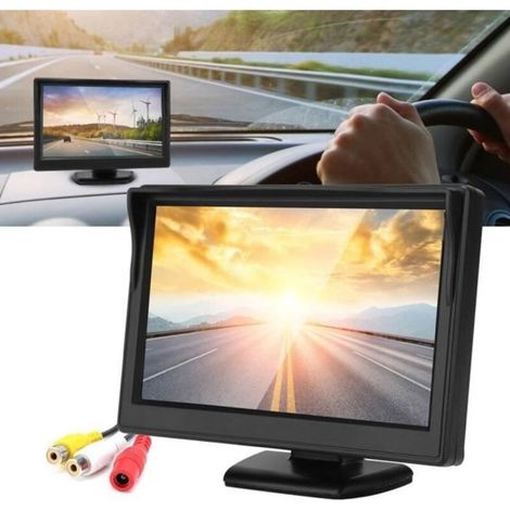 écran LCD de voiture 5in haute définition TFT LCD inversant le moniteur étanche de nement pour caméra de recul de