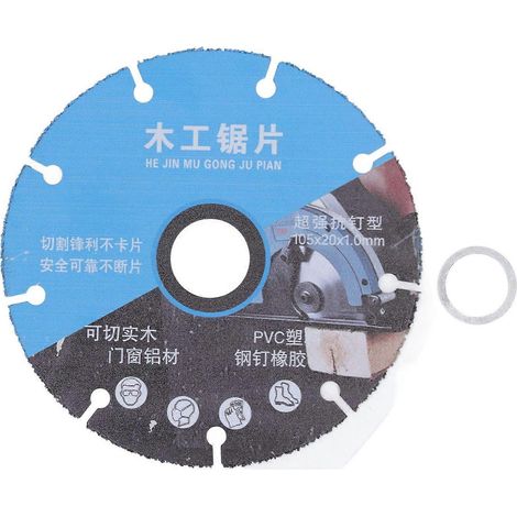 Kreissägeblatt aus hochmanganhaltigem Stahl, Trennscheibe für Holzbearbeitung und PVC