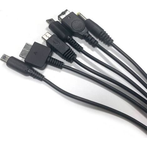 Cable multifonctions 6 en 1 USB C 600 pour chargeur de type C vers 3DS-GBASP-NDSL-Wprospects U-PSP-PS 660 A[B482681488] (1/4)