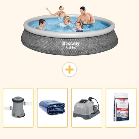 Bestway Bestway Fast Set Ronde - 396x84 cm - 5-pièces S329 (1/5)