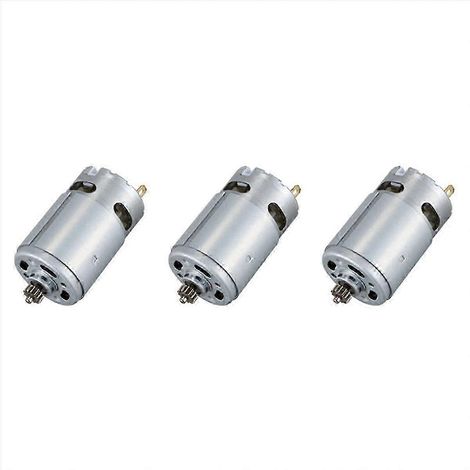 Moteur à engrenages 3X 12V 13 dents à couple élevé et faible bruit, double roulement à billes, en métal, pour perceuse-visseuse électrique, compatible avec GSR12V-15 3601H68102 (1/5)