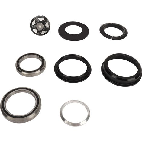 Lagerschalensatz für Fahrradgabel, Lenkkopflager kompatibel mit 44-50,6 mm Rahmen und 1,25 Zoll konischer Gabel. (1/5)
