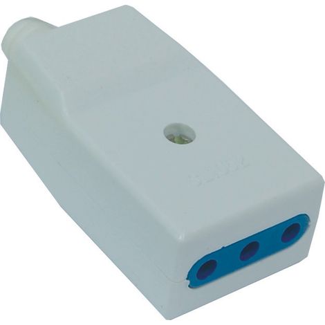 PRESA NORMALE 2P+T BIANCA- - 10A bianca - 10 pezzi SYNTESY