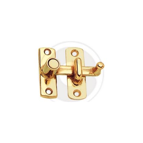 chiusura tavellino a scatto con gancio in ottone bronzato mm 5 cricchetto (1/2)