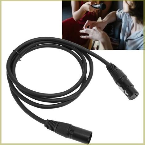 Câble microphone mâle XLR Male à femelle Câble Femelle XLR-Mänlic à Femelle-TRANSMISSION SIGNAL son videoprojecteur