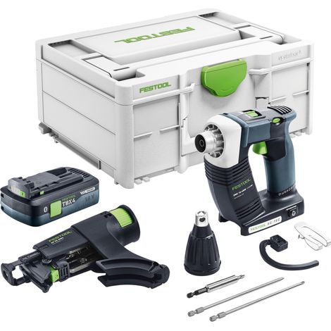 Visseuse de chantier sans fil Festool DWC 18-4500 Basic 18 V 14 Nm sans balais + 1 batterie 4,0 Ah + Systainer - sans chargeur