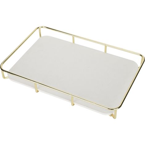 Porte-bijoux en acrylique organiseur de bureau plateau pour parfum bijoux cosmétiques maquillage (1/5)