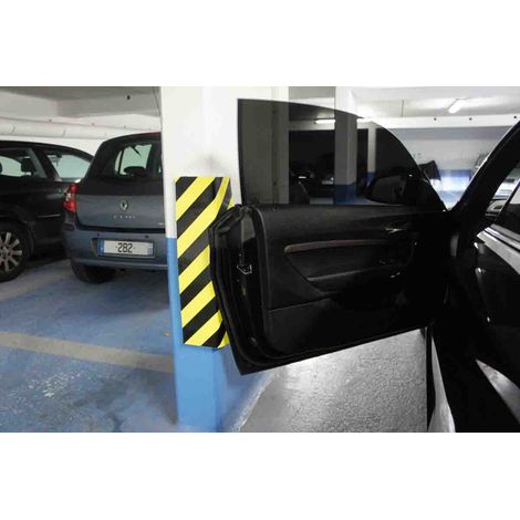 Butoir de protection RS PRO, Noir, Jaune, longueur 400mm ( Prix pour 1 ) (1/5)