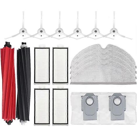 Pièces de rechange pour Roborock Q8 Max, Q8 Max+, Q5 Pro et Q5 Pro+ : brosse principale latérale, filtre HEPA, sac à poussière et accessoires (1/5)