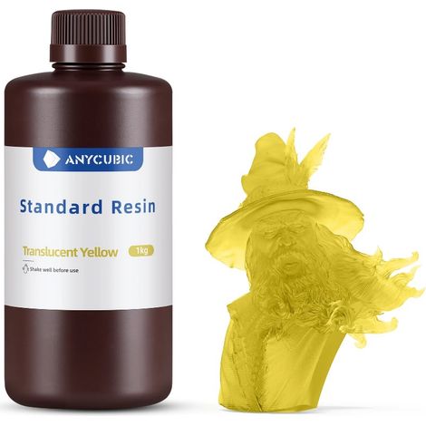 Anycubic Standard Transparent Gelb 1kg (1/3)
