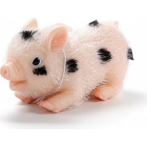 Realistische Schweinefigur, leicht, dekorativ für Schreibtisch und Tisch, Stil 6 (1/5)