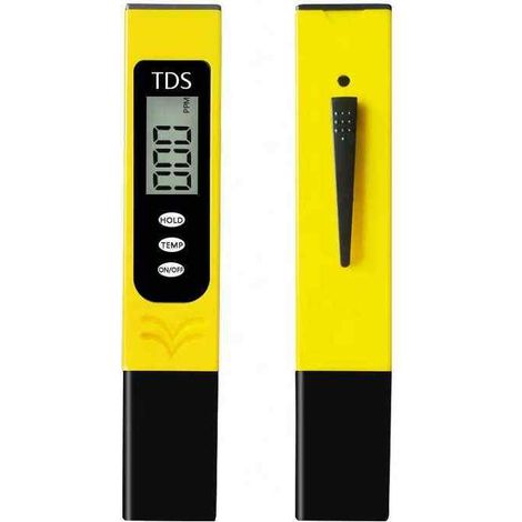 Stylo numérique TDS et température (0–9990 ppm) avec fonctions « Hold » et température, testeur portable pour eau potable et aquariums (1/5)