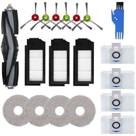 Für den Ecovacs X1 Plus Saugroboter: Hauptseitenbürste, HEPA-Filter, Staubbeutel für den Wischmopp, Zubehör (1/5)