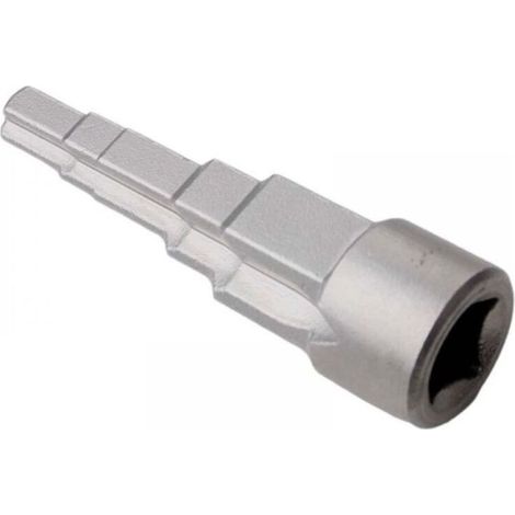 Clé de montage étagée 1/2" – Douille carrée 5 tailles – Acier chrome vanadium – Compatible cliquet 1/2 pouce pour sanitaires et radiateurs (1/5)